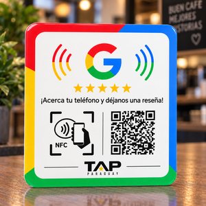 Placa Reseñas Google