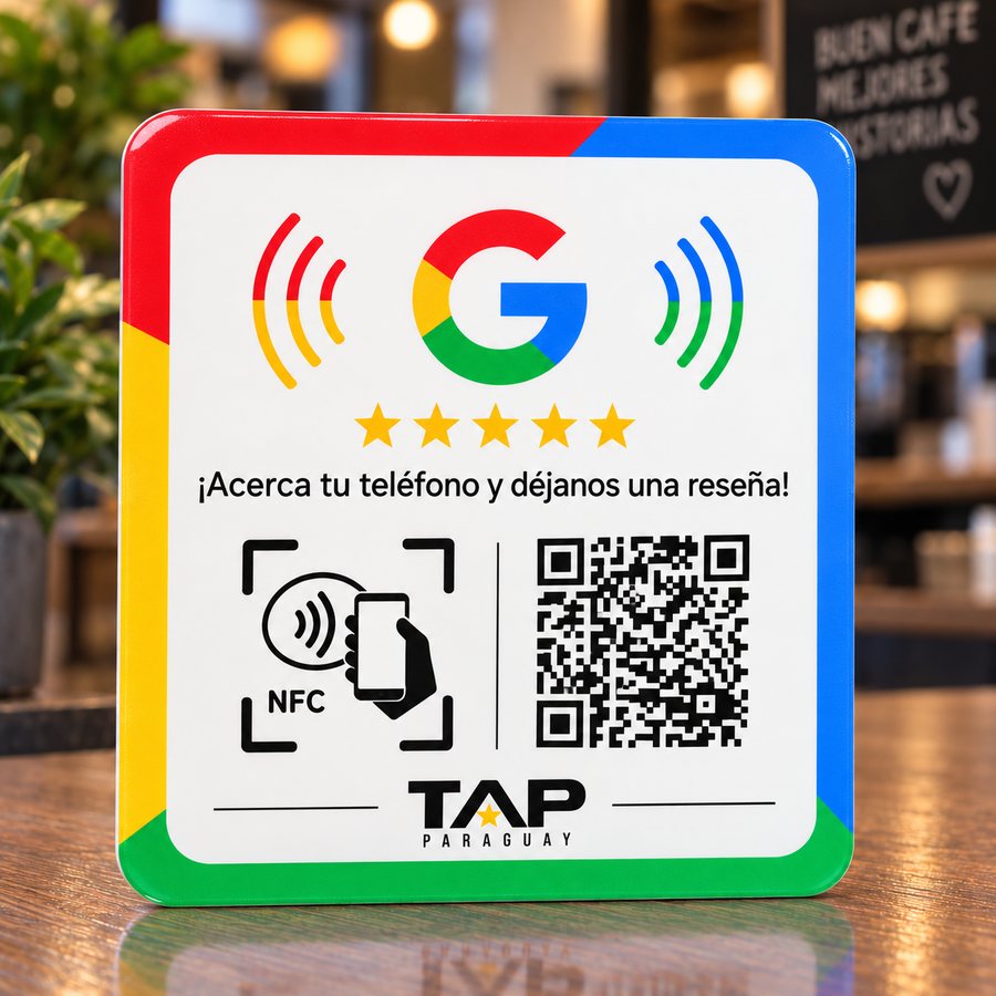 Placa Reseñas Google