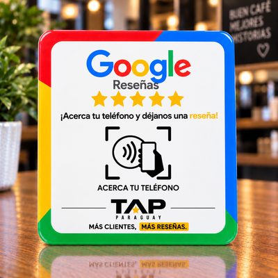 Placa Reseñas Google