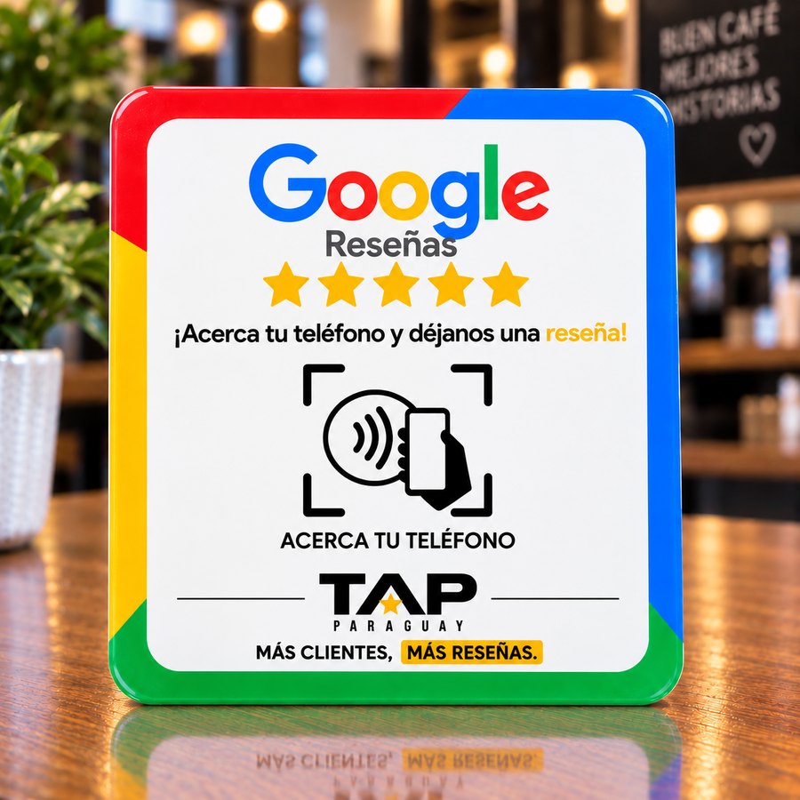 Placa Reseñas Google